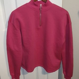 TopShop Pink O-Ring Zip Top